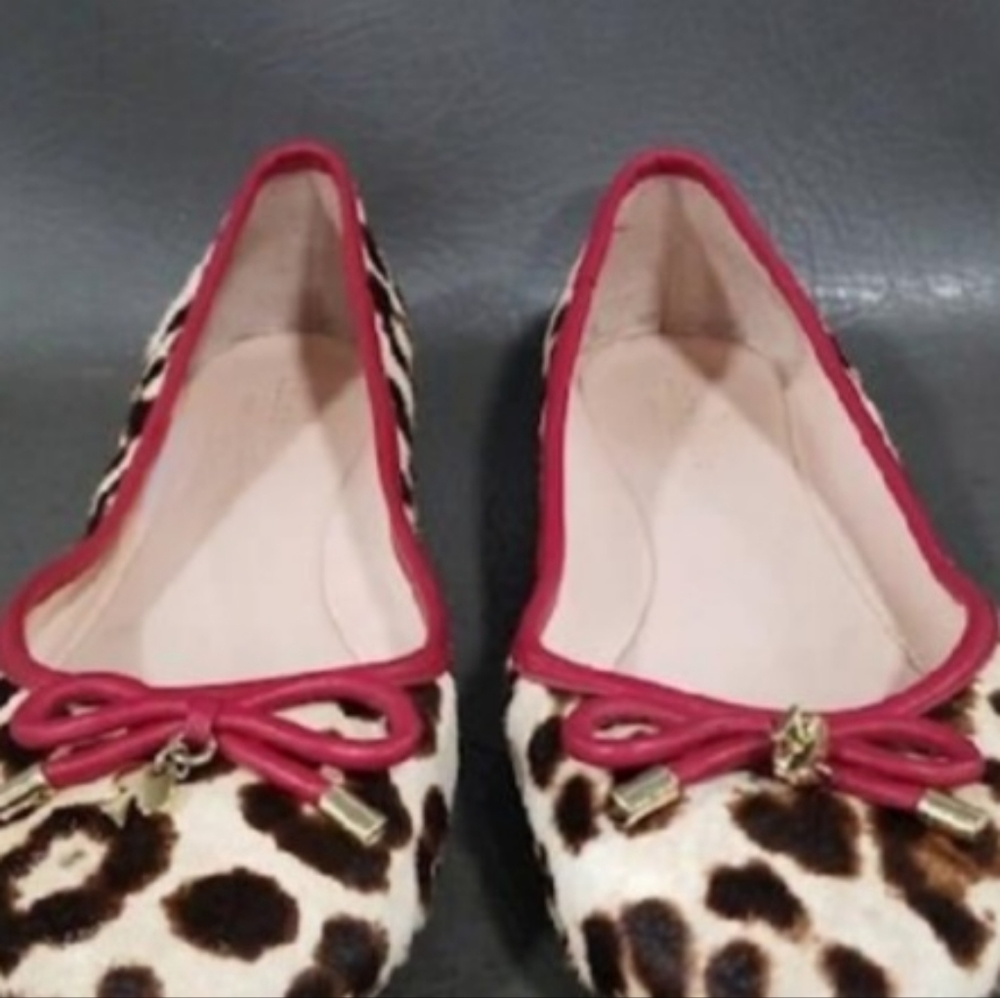 EUC Kate Spade leopard print ballet flats